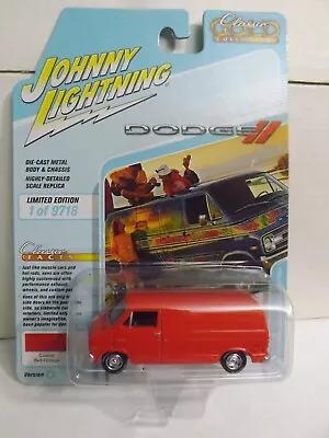 Johnny Lightning  Dodge  Orange  1976 Dodge Tradesman Van Limited Edition 1/64 • $11.88