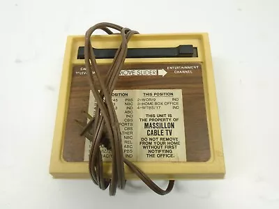 Vintage Stancomp Cable Box CATV Converter C-GH1/234 • $22