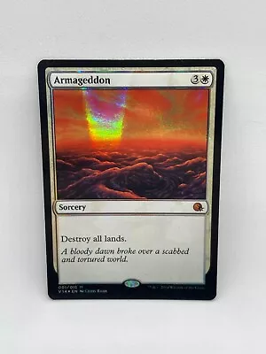 Armageddon FOIL NM - V14 From The Vault: Annihilation MTG • $19.99