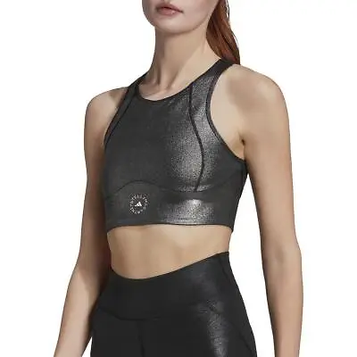 Adidas Stella McCartney Womens Cut-Out Racerback Crop Top Athletic BHFO 7154 • $39.99