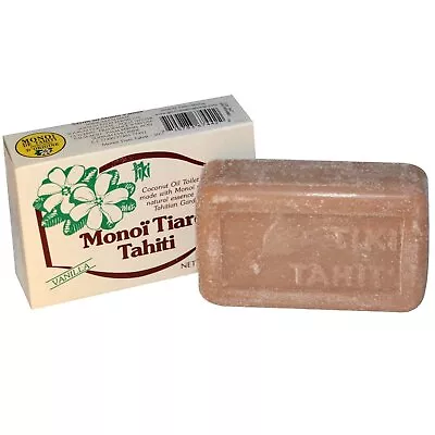 Soap Bar Vanilla Monoi Tiare Cosmetics 4.6 Oz Bar Soap • $9.71