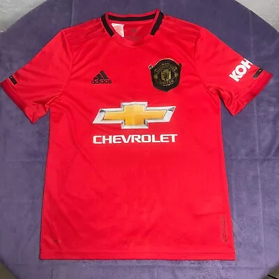 Manchester United 2019-20 Home Football Jersey Adidas Youth Sz L (13-14YRS) • $29.99