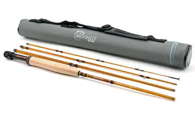 Moonlit Lunar S-Glass 3wt 6'8  Fly Rod With Tube Easy Cast & Ridiculously Strong • $159.99