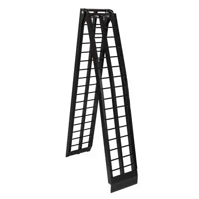 Ramp New 10 Ft Aluminum Loading Ramp Dirtbike Motorcycle Truck Single Ramp • $110.89