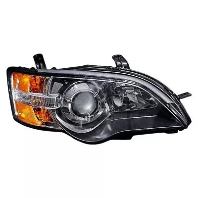 Headlight For 2005 Subaru Legacy Passenger Side Black Halogen Clear Amber Lens • $227