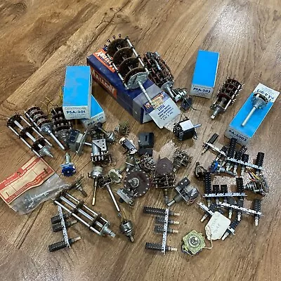 Lot Vintage Centralab Mallory Micro Tube Amp Radio Rotary Switch Potentiometer • $50