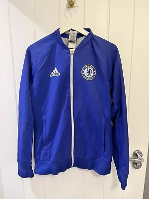 Men’s Chelsea 2015/16 Adidas Anthem/Training Jacket - Full Zip - Size Small • £25