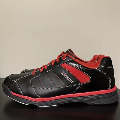 NEW Dexter Ricky IV Black/Red Mens WIDE (2E) Sz 13 Bowling Shoes Slide Rite • $49.99