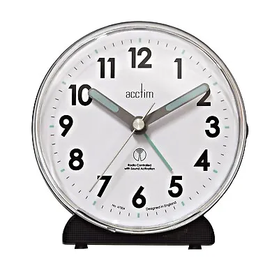 £33 • Buy Acctim Higton Analogue Alarm Clock Radio Controlled Crescendo Alarm Luminous