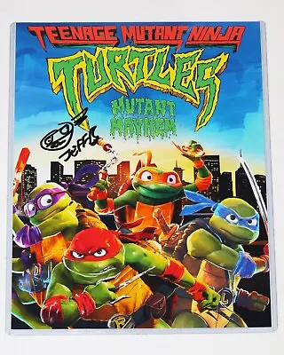 JEFF ROWE Signed 8X10 PHOTO Teenage Mutant Ninja Turtles: Mutant Mayhem + PROOF • $99.99