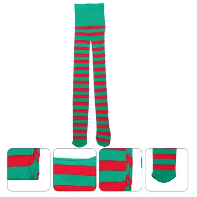  Cleanse Christmas Pantyhose Fitness Candy Cane Striped Tights • £9.19