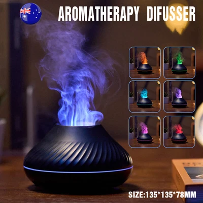 $27.88 • Buy Flame Essential Oil Diffuser,Air Diffuser,Ultrasonic Aromatherapy Air Humidifier