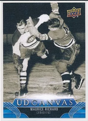 2023-24 Upper Deck Series 2 UD Canvas Maurice Richard C242 Montreal Canadiens • $5.47