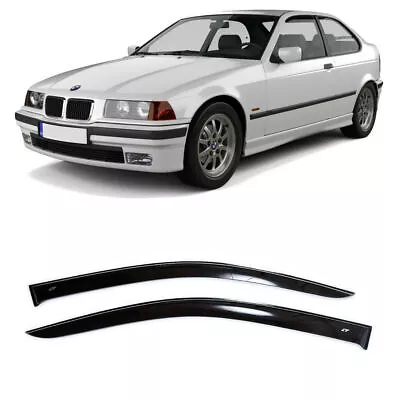 Windows Visors Deflector For BMW 3 Compact (E36) Hb 3d 1994-2000 Sun Rain Guard • $119