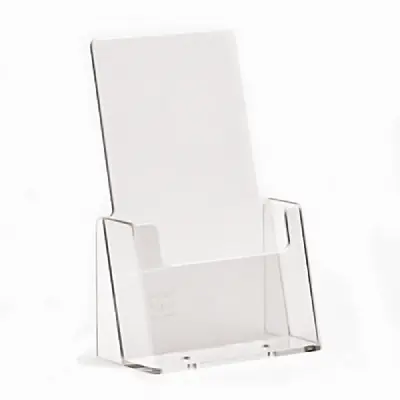 DL Portrait Leaflet Holders Flyer Dispenser Shop Menu Display Stands 6x 1/3rd A4 • £18.18