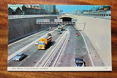 Liverpool New Mersey Tunnel Entrance Vintage Postcard • £4.99