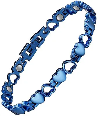 Magnetic Bracelets For Women Titanium Steel Therapy Joint Arthritis Pain Relief • $55.15