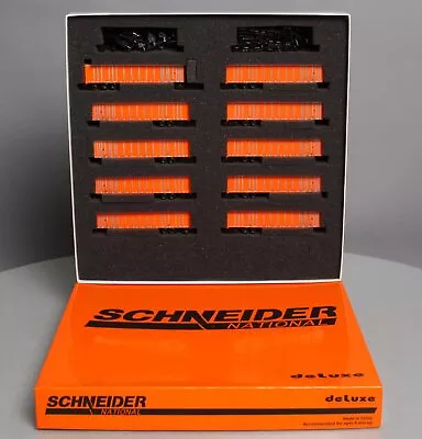 Deluxe Innovations 180500 N Schneider National Set #1 RoadRailer 10 Pack LN/Box • $237.99