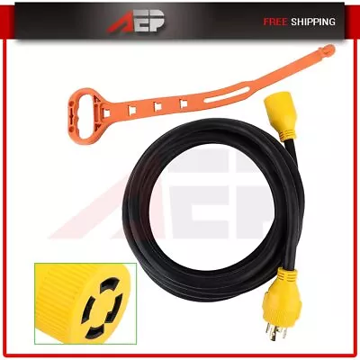 30Amp 20 Foot Generator Power Cable For RV Trailer Motorhome Camper • $47.78