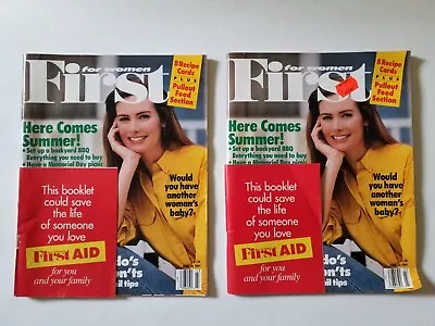 First For Woman Magazine - June 10 1991 - Vintage Back Issue • $4