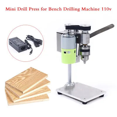 Bench Top Drill Press Mini Electric Drilling Machine Work Bench Drilling Tool • $51.30