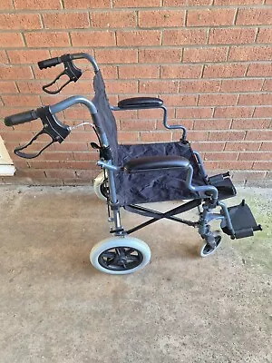 Karma Lightweight Transit Foldable Wheelchair 18  Excellent Condition  • £80