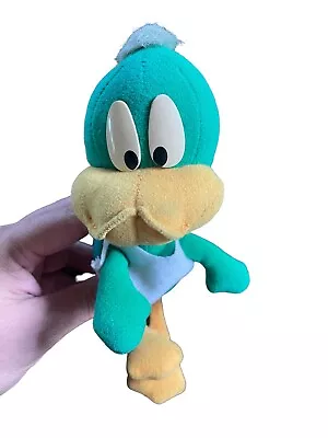 Vintage Tiny Toon B0909 Plucky Duck Jun Planning 8  Plush Stuffed Toy Doll • $6.27