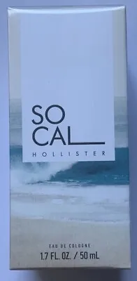 Hollister SoCal Cologne Fragrance For Men 50ml - Gift For Men *Sealed* • £25.99