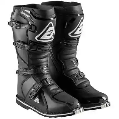 Euro 36 K4 Kids Youth Childrens ANSWER AR-1 Black  Motorbike Boots • $199.99