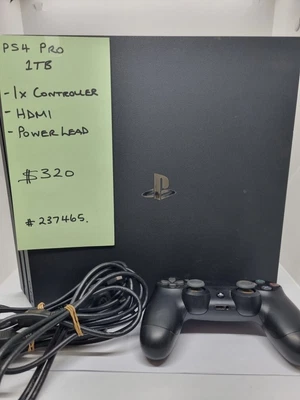 $320 • Buy Sony PlayStation 4 Pro 1TB Console - Jet Black