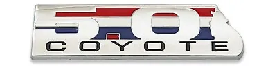 2011-2017 Mustang GT Coyote 5.0 Boss 302 Ford F-150 Red White Blue Chrome Emblem • $18.78
