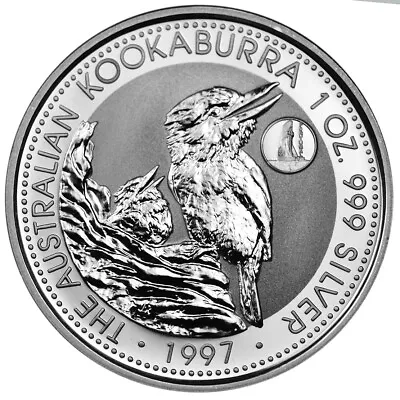 AUSTRALIA 1 Dollar 1997 1oz. Silver Kookaburra European Privy 'Portugal' Box/CoA • $79.99