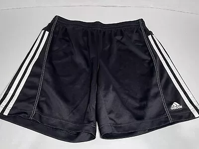 Mens Adidas Black Athletic Shorts Size Small • $10.49