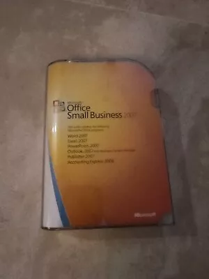 Microsoft Office Small Business 2007 W/ Contact Mgr Full Version In Retail Box • $29.50