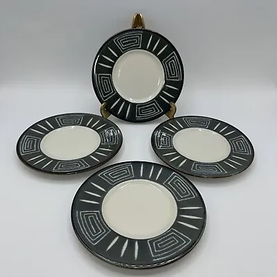 Mikasa Potters Craft FIRESONG HP300 Saucers 6.5” Set Of 4 • $22