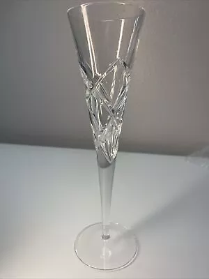 Crystal Champagne Flute By Miller Rogaska 10 1/2 Inches Beautiful Replacement • $36