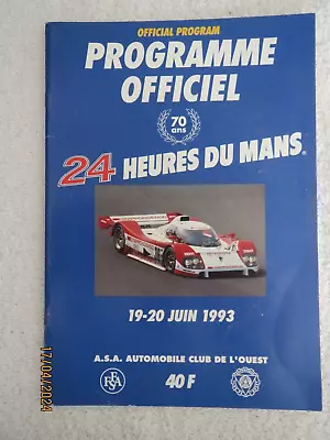 1993 24 Hours Le Mans Programme • £7.50