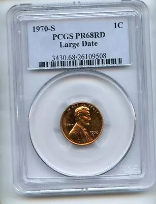 1970 S 1C Lincoln Cent PCGS PR68 • $0.86