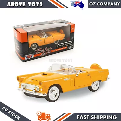 Motormax 1:24 Scale 1956 Ford Thunderbird Convertible Diecast Kids Toy Model • $51.99