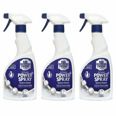 £9.20 • Buy Bar Keepers Friend Universal Multi Surface Cleaner Stain Remover Power Spray X 3