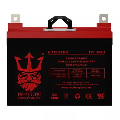 Excel 250 12V 35Ah SLA Replacement Lawn Mower Battery By Neptune • $73.95