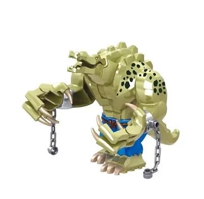 Unbranded Marvel Super Villain Building Blocks Killer Croc Not Lego Toy LARGE DC • £15.95