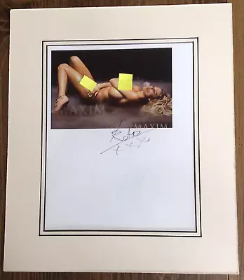 Censured Sexy Katie (jordan) Price Signed Nude Picture 11.75 X 8.25 Inches • £20