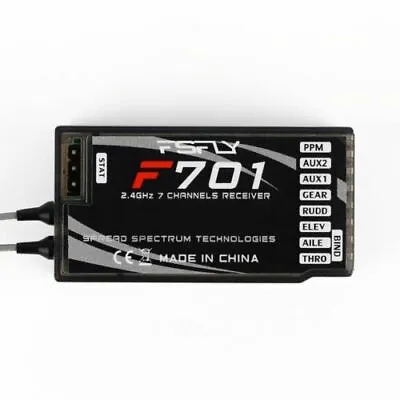 F701 7CH Channels 2.4GHz 7 Receiver  For DX8 DX7 JR RC Spektrum DSMX TRansmitter • $12.99