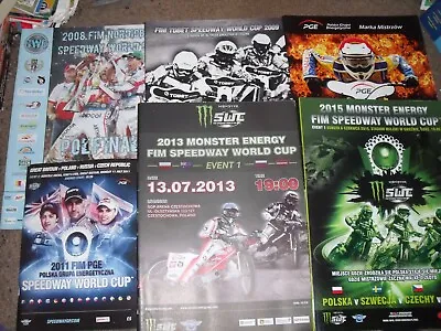 £12.99 • Buy Speedway World Cup Final Programme Collection 2008 - 2015 X 6 Job Lot