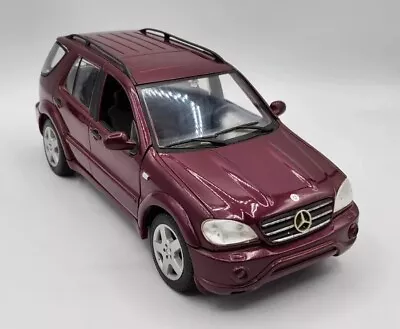 Maisto Mercedes Benz ML55 AMG Sport Utility Vehicle - Red - Diecast 1:18 • $29.95