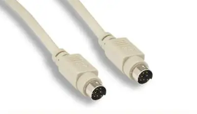 10FT MiniDin-8 Cable MM 8 Pin Male-Male MD8 MiniDin8 Shielded • $5.99