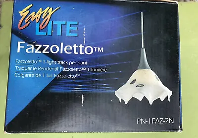 Murano Style Easy Lite Fazzoletto Track Pendant Light NIB PN-1FAZ-2N • $29.95