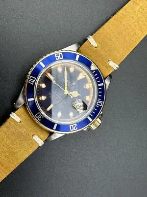 Vintage 1987 Rolex Submariner Ref 16803 With Tropical Blue Dial. • $10995