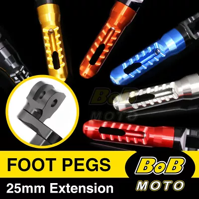 Front Foot Pegs Pedal Rest Adjustable For GSXR 600 97-00 04-05 GSXR750 96-99 • $45.72